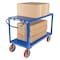 Vestil Ergo Handle Cart, Steel, 4000 lb Load Capacity, 2 Shelves, 24.5" W DH-PU2.4-2448 - alternate 3